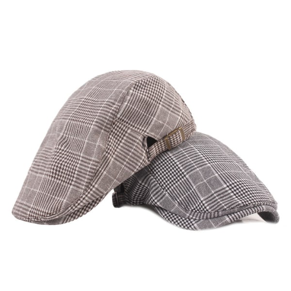 Barettihattu Taiteellinen nuori baretti Vanha huipullinen cap Retro casual hattu Advance-hatut Miesten ja naisten hatut Khaki Adjustable