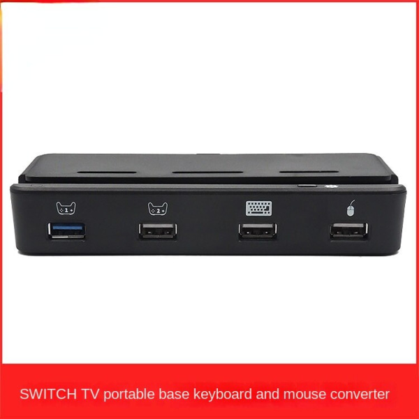 För Switchhtv Portable Base Key Mouse Converter Stöder PS4/PS3/Xbox One/PC Converter