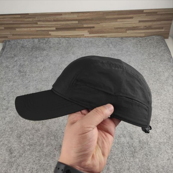 Baseballcaps 2022 Vår Sommer Solbeskyttelse Uformell topphette ch240 Black L