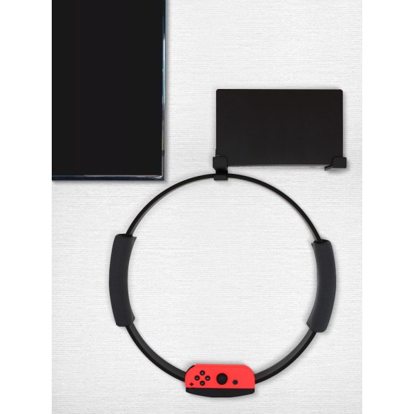 For Nintendo Switch Host Fitness Ring Vegghengende Bracket Switch OLED Veggmontert Bracket Krok Black (fitness ring)