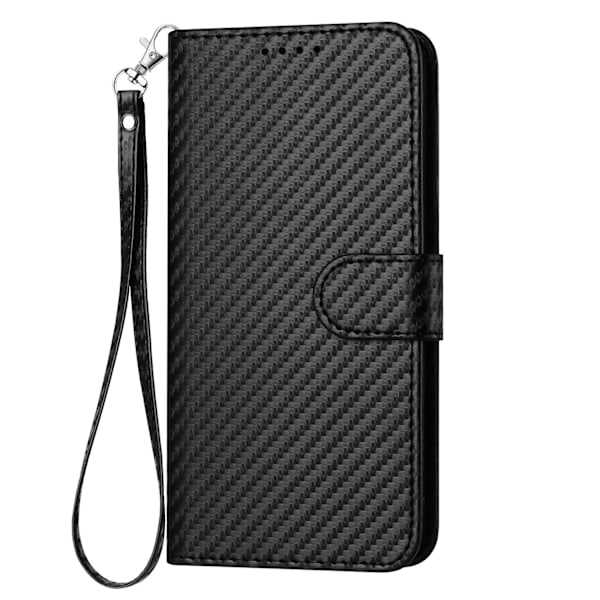Fodral för iPhone 14 Pro Max svart läder flip