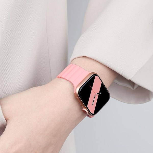 Kellon ranneke Apple Watch iWatch S10 42mm pinkki