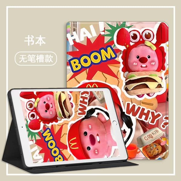 Stilfuldt etui til iPad 10 Book M Note Beaver