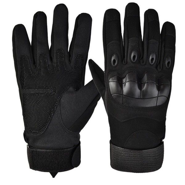 Kvinner Menn Sykkelhansker Utendørs Fighting Sykling Hand Guard Non-Slip Soft shell Black XL