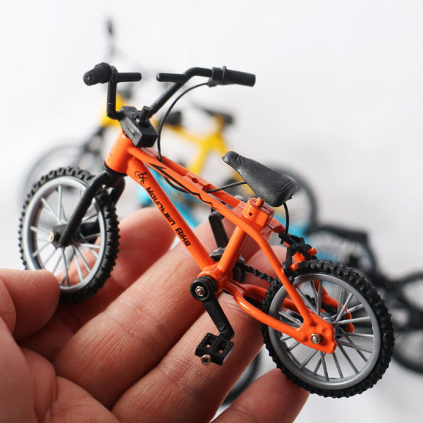 Miniature Møbler Legetøj Dukker Hus DIY Dekoration Tilbehør Mini Simulering Mountain Bike Double-pole mountain bike