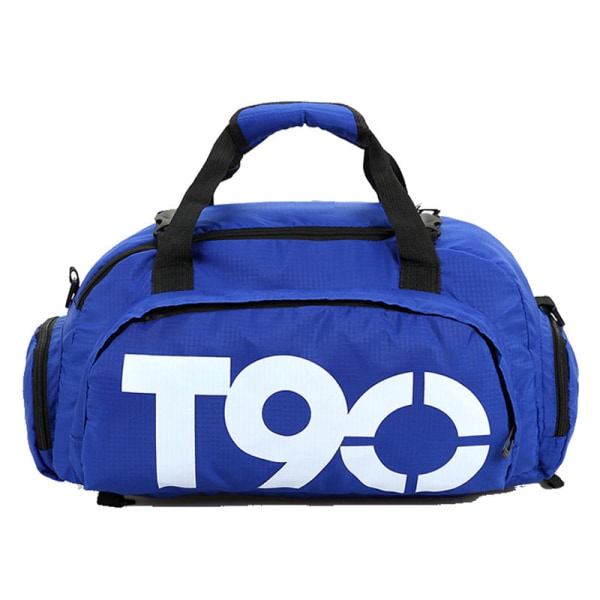 Sports Rejserygsæk Herrerem Skoopbevaring Crossbody kortdistance bagagetaske Blue T9