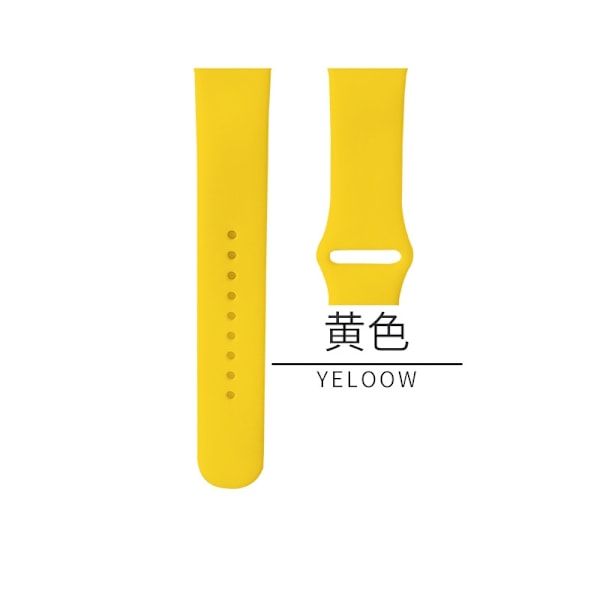 Kellon ranneke Apple Watch iWatch -kelloon Soveltuu: 1-9 sukupolvi/SE 38/40/41mm/S10:42 Laajennettu versio 19 keltainen