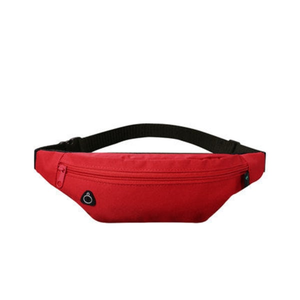 Fanny Pack Løpebelte Midjeveske Organiserer Sport Fitness Fritid Lys Green-blue 7 inches