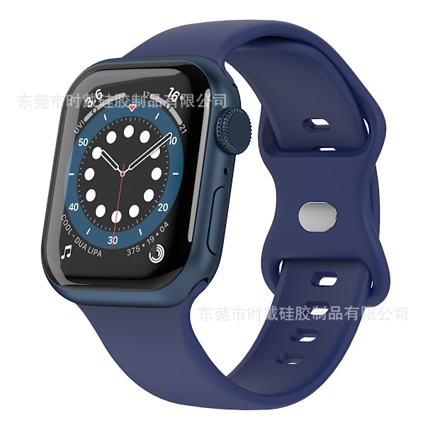 Kellon ranneke Apple Watch iWatch 38MM/40MM/41MM Keskiyön sininen