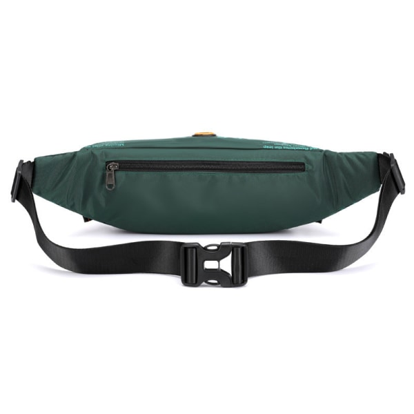 Fanny Pack Løbebælte Taljetaske Organizer Udendørs Trendy tætsiddende Army Green