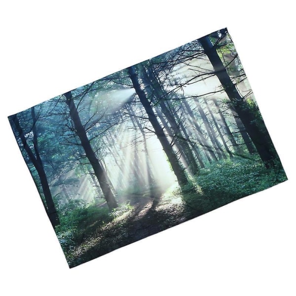 200 x 150 cm Vihreät koristekuvakudokset 1 set metsätaidetta P