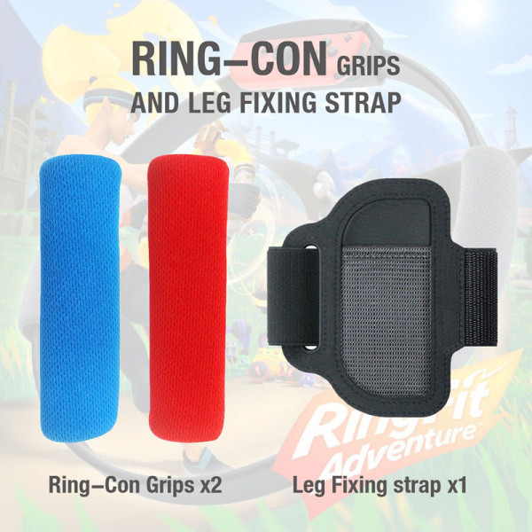 For Switch Bar End Leg Strap Switch Sports Fitness Ring Stor Adventure Strap Justerbar Elastisk