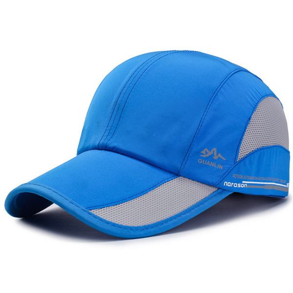 Cap 2022 kevät kesä vapaa-ajan mesh aurinkovarjo vapaa-ajan hattu Navy blue L（58-60cm）