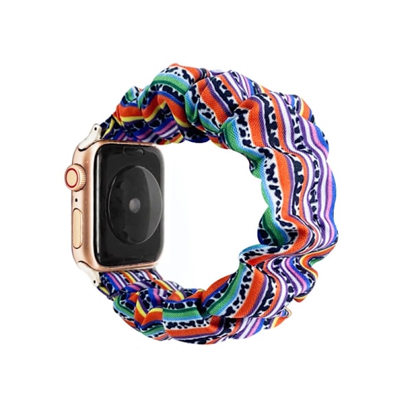Kellon ranneke Apple Watch iWatch 42/44/45/49mm Värikäs etninen tyyli