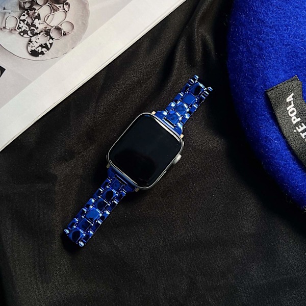 Klockarmband för Apple Watch iWatch S1-9 generation SE 38/40/41mm S10 generation 42mm blå