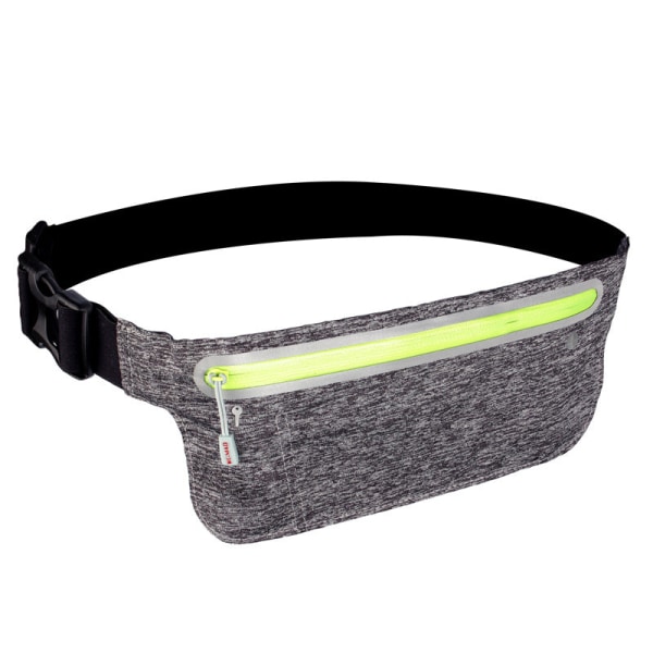 Fanny Pack Løbebælte Taljetaske Organizer Træningscamouflage Vandtæt Gray 6-inch