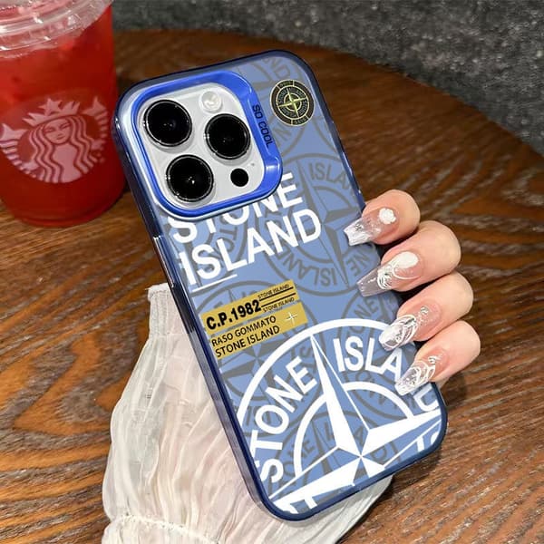 Deksel til iPhone 17 Laser Stone S476P1 Blå Laser Stone Hard