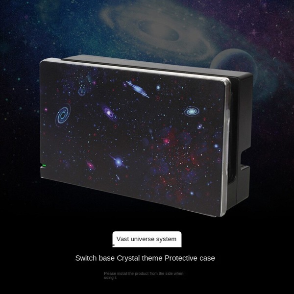 For Nintendo Switch Base Protective Shell Painted Cover Switch Dock Cover Portable og støvtett Starry sky