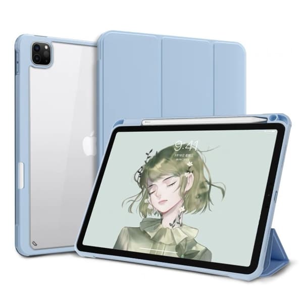 Stilig etui for iPad mini6 8.3\" Lyseblå stropp