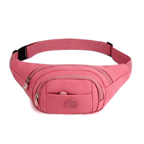 Fanny Pack Running Belt Waist Bag Organizer All-Match vedenpitävä Khaki