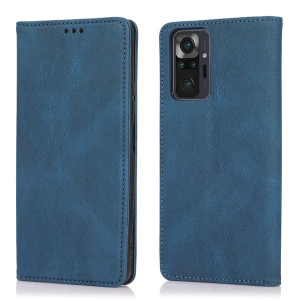 Etui til Samsung S20+ blå magnetisk læder flip