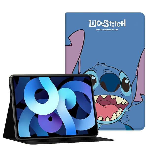 Stilfuldt etui til iPad 2022 10.9\" Glad Stitch Bog Basic Bog Fold