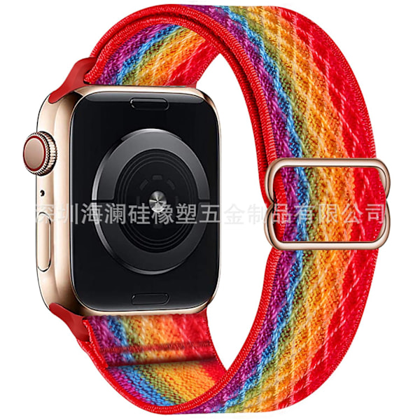 Klockarmband för Apple Watch iWatch 38/40/41/series10-42 Regnbåge