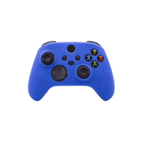 Til Xbox Series Håndtag Silicon Rubber Sleeve Series S/X Silicon Game Håndtag Case Håndtag Silicon Blue