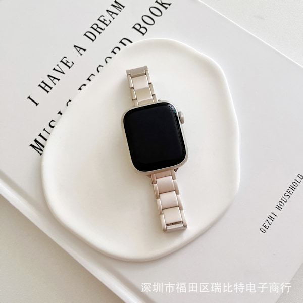 Urrem til Apple Watch iWatch 38/40/41/ 10. generation 42mm universal fin perlemodel