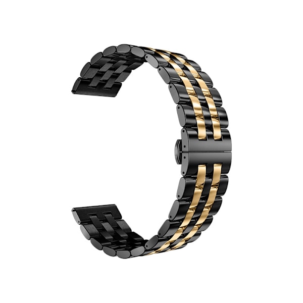 Klockarmband för Apple Watch iWatch Universal storlek 38-40-41mm MD-Svart och Guld-Smart Fem Pärlor