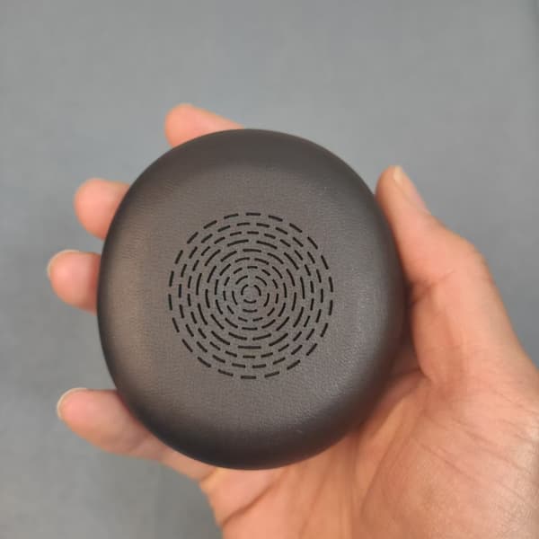 1 par svarte erstatningsøreputer for Jabra Evolve2 75 2.0 andre