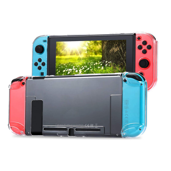 Til Switch Transparent Crystal Glitter Protective Cover Pc Split Protective Shell Switch Crystal