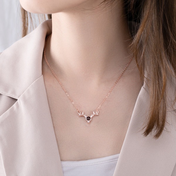 Kvinner Halskjede Kjede Choker Anheng Smykker Jenter Gave Gevir S925 Sterling Sølv Creative Rose Gold 925 silver