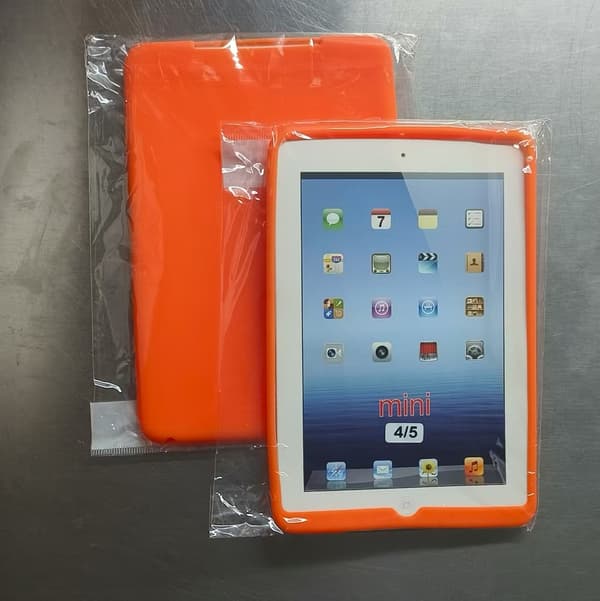 Stilig deksel for iPad 10.2\" oransje silikon Orange