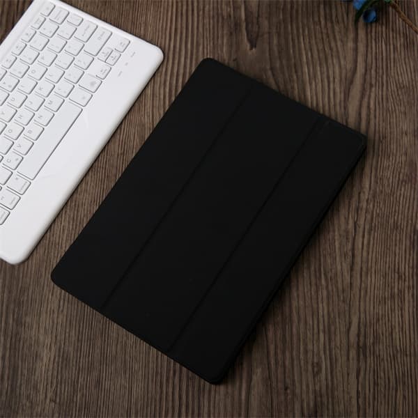 Stilfuldt etui til iPad Mini6/Mini7 Sort sidemonteret læderflip
