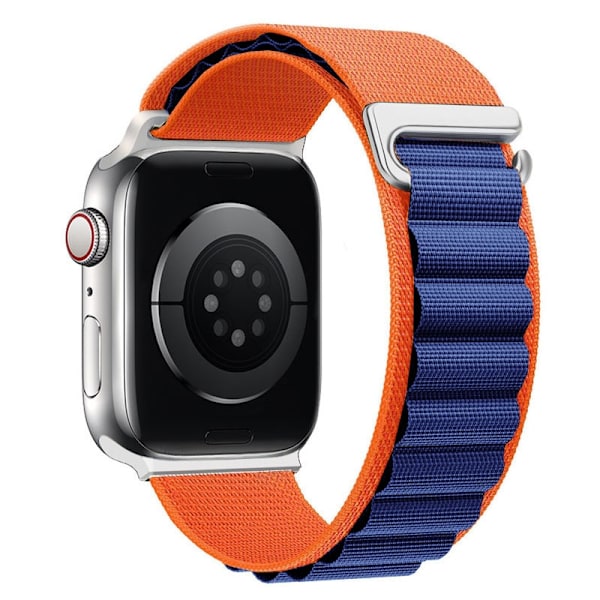 Klockarmband för Apple Watch iWatch 38/40/41 plastkoppling orange med himmelsblå