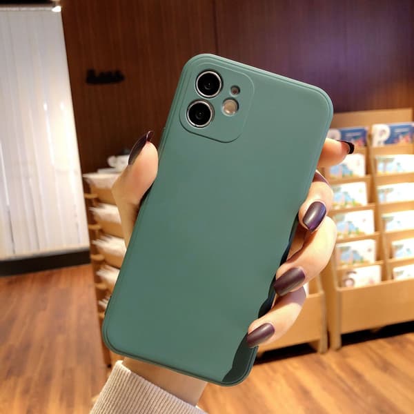 Etui til iPhone 17 AIR lige kant flydende silikone