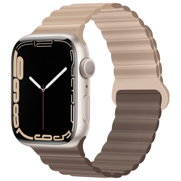 Klockarmband för Apple Watch iWatch 38/40/41/42mm Mjölkte med choklad