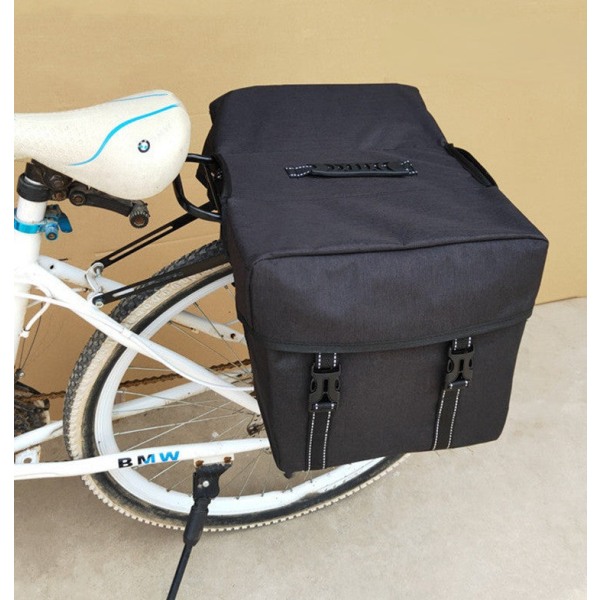 Polkupyörän maastopyörälaukku Taka Hard Shell -matkalaukku, iso kantolaukku Black 28*32*15cm