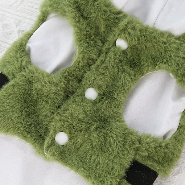 Lemmikkien vaatteet Syksy ja Talvi Uudet Koiran Kissan Vaatteet Turkistakki Rusetin koristelu Fruit Green l