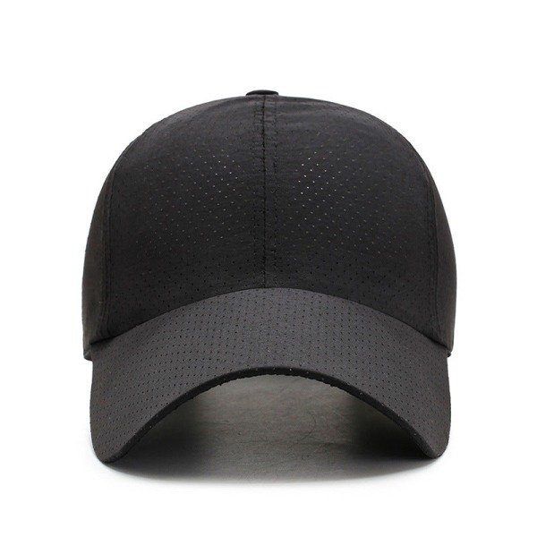 Cap sommar snabbtorkande solskydd som andas Dark gray Adjustable