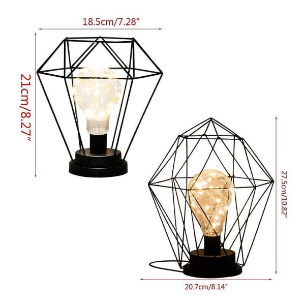 Til højbur batteridrevet trådløs skrivebordslampe WS21474