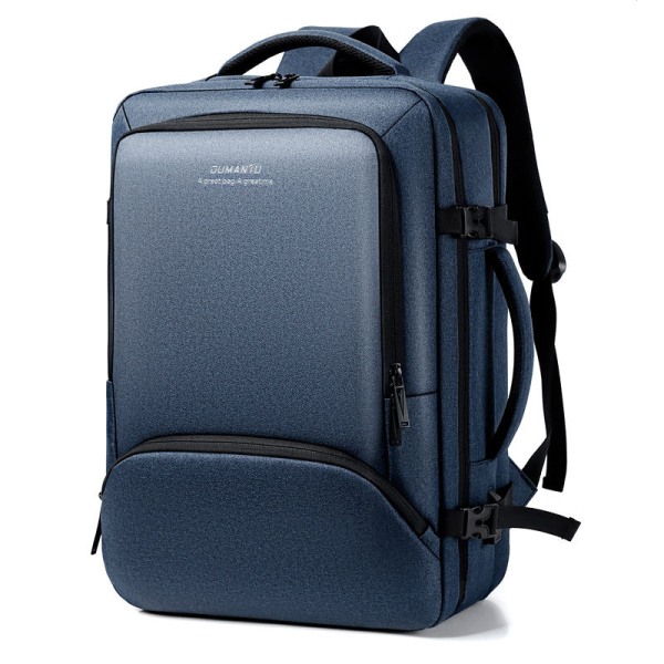 Ryggsekk Business Herre multifunksjonell datamaskin Vanntett skolesekk College Student Herre Business Bag Gift 2105 Backpack Blue