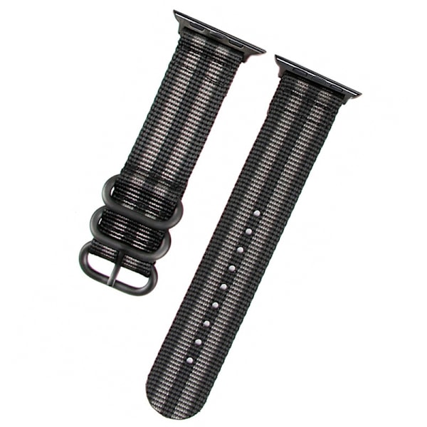 Klockarmband för Apple Watch iWatch 38/40/41mm Svart Grå