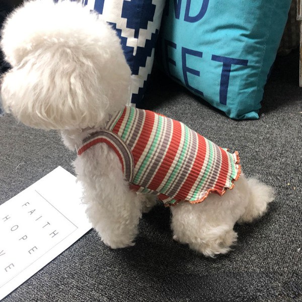 Dyretøj Bomuld Super Elastic Pet Small Sling Sød Vest Orange XXL