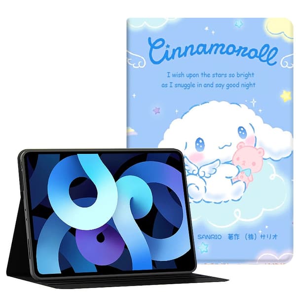 Etui til iPad 7/8/9 2019/2020/2021 10.2\" Cloud Cinnamon Dog Book Basic Dog Fold Pencil