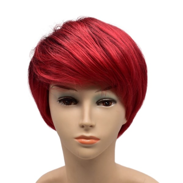 Naisten peruukki Lyhyet hiukset Komea Bob-hiusten liukuvärinen päähineet W221