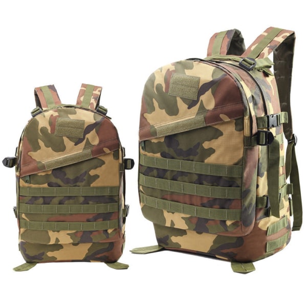 Stridsväska för män ryggsäck Army Camouflage Outdoor 3D sportryggsäck Army Green 20-35L