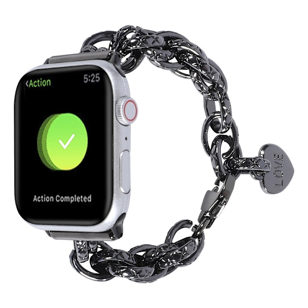 Kellon ranneke Apple Watch iWatch musta 38/40/41mm