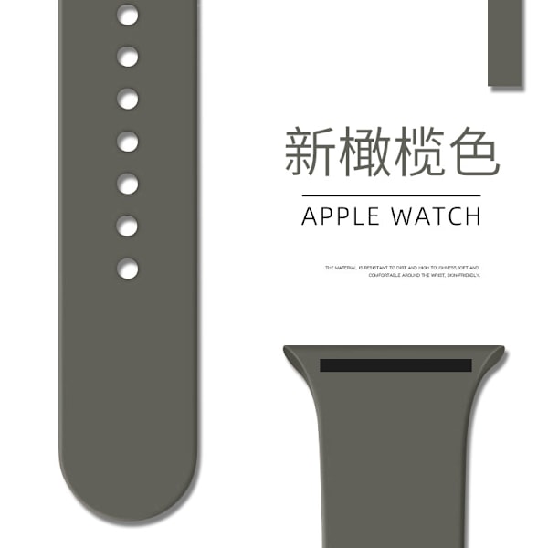 Klockarmband för Apple Watch iWatch 38/40/41/42mm Standard/S 93 Oliv